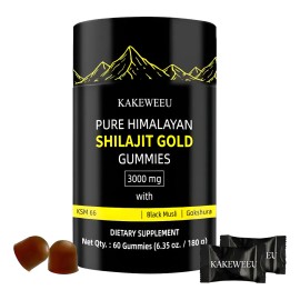 Shilajit Gold Gummies Apto Para Hombres Y Mujeres 60 Gomitas