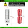 NS 100W LED Cob Corn Light Bulbs,5000K,AC110-277V,16000lm,E26/E39 Base,LED Replacement Metal