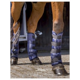 Warmblood Low Transport Gaiters Navy Blue