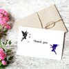 Hying Fairy Moon Background Clear Stamps for Card Making, Butterfly