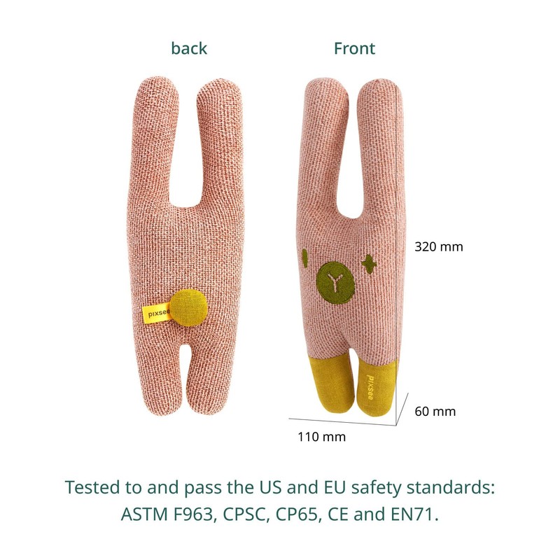 Pixsee, Stuffed Animal Infant Toy with Expertly Curated Music Playlists