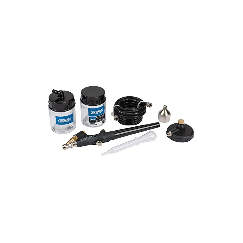 Draper 70831 Air Brush Kit (7 Piece)