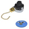 HQRP Switch 3-Speed 4-Wire Pull Chain Control Ceiling Fan Compatible