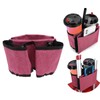 Luggage Travel Cup Holder, Convenient Oxford Cloth Durable Fine Stitching