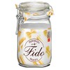 Bormioli Rocco Fido Storage Jar-Wire Bail-1 L-1 Pack, 1 liter,