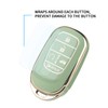 QBUC for Honda Key Fob Cover, Soft TPU Car Key