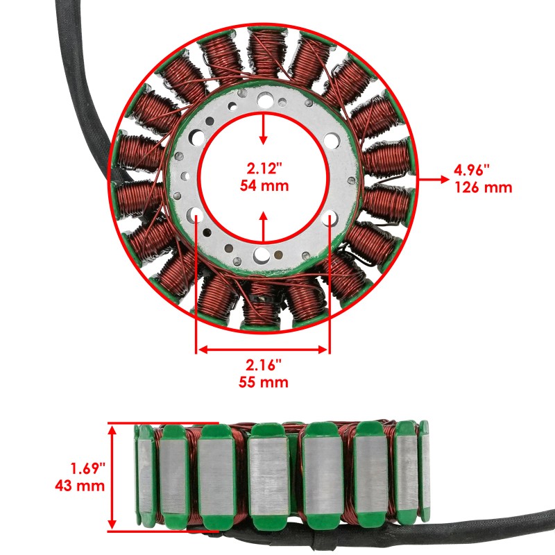 For Honda Stator for Honda VTX1800C VTX1800R VTX1800S VTX1800N VTX1800F
