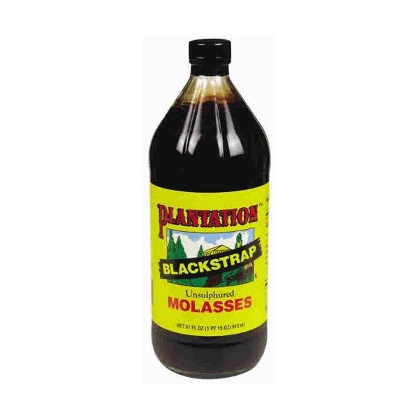 Plantation Blackstrap Molasses, 15-Ounce Glass(Pack of 3)