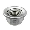 Onokatsu 222-00-08 Stainless Steel U-NUT M8 with Washers, 4 Pieces