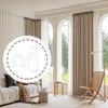 Create idea 50 Pairs White Plastic Curtain Sliders Compatible with