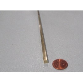 Basic 360 Brass Square Bar 3/16" Thick x 3/16" Wide x 72.0" Length