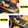 carmotion88 Matte Black Car Gear Panel Trim Cover Accessories Kit