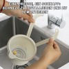 Hanging Strainer for Sink - Removable Strainer with Push Button,