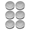 Panasonic CR2032 3V Lithium Coin Battery (Pack of 6)