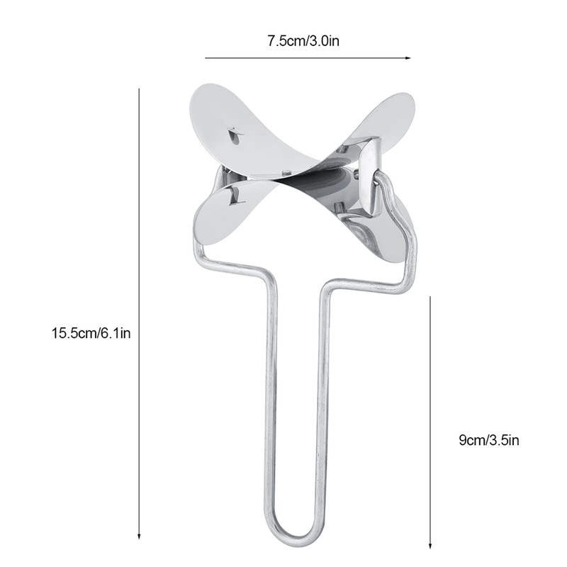 Stainless Steel Dumpling Wrapper Dough Cutter,Circle Dough Blade Roller Ravioli