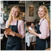 EcoVision Server Books for Waitress,Leather Waiter Book with Zipper Pocket,