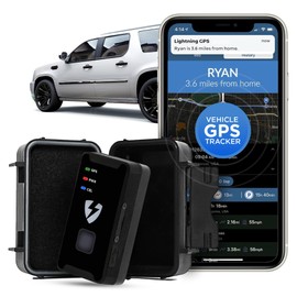Lightning GPS GL300 Car Tracker Device for Vehicles w/Magnetic Case – Hidden GPS Tracker for Fleet Security, Long Range Vehicle Tracking, Discreet, Ideal for Cars and Trailers, Subscription Required