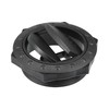 ACROPIX 70mm 60mm Round Black AC Air Conditioner Vent Outlet