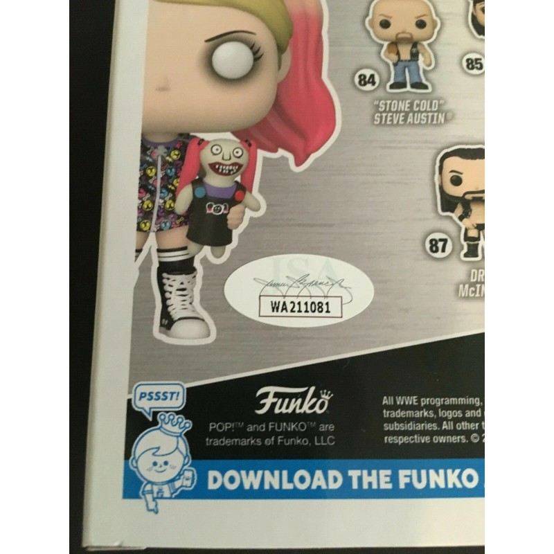 Funko ALEXA BLISS & "LILLY" AUTOGRAPHED #104 FUNKO POP J.S.A.