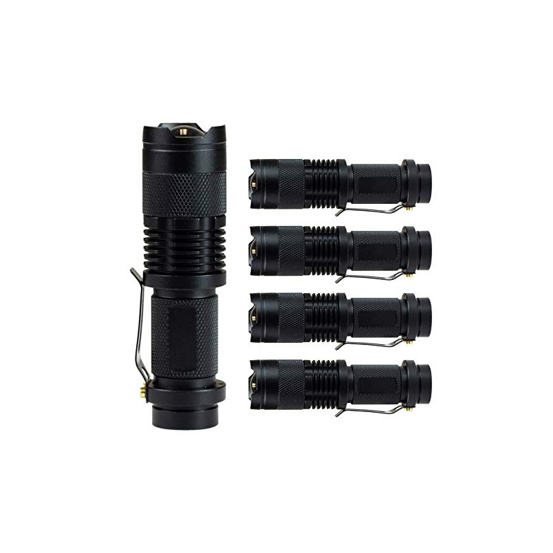 Pocket CREE Mini LED Flashlight / 5 Pack