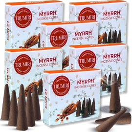 Myrrh Scented Incense - 60 Cone Incense - Six Packs of 10