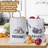 TOGETRUE Potato Onion Storage Bag, Fabric Onion and Potatoes Storage