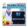 True 42 ECHO-400 Large Talking Bathroom Scale, 400lb Capacity- Extra