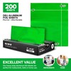 200 Count 9 Inch Green Pre Cut Aluminum Pop Up