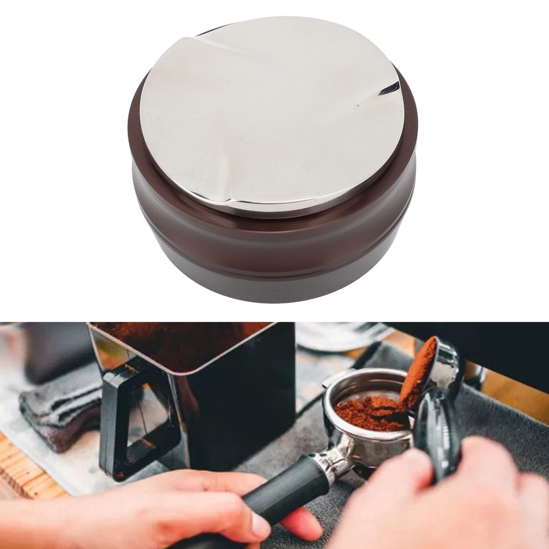 58mm Coffee Distributor Hollowed Out Adjustable Height Stainless Steel Coffee