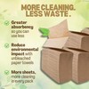 Brown Organic Unbleached Z-Fold Paper Towels 1250ct | 100% Post-Consumer