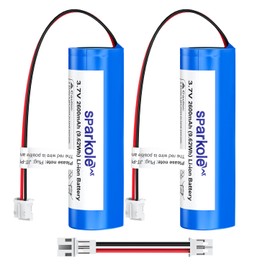 3.7 Volt Rechargeable Battery with PH2.0 Plug, for Speakers, Toys, 2 Packs