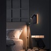 MOLUOLA LIGHTING LED Reading Wall Lights for Bedroom, Backlight Night