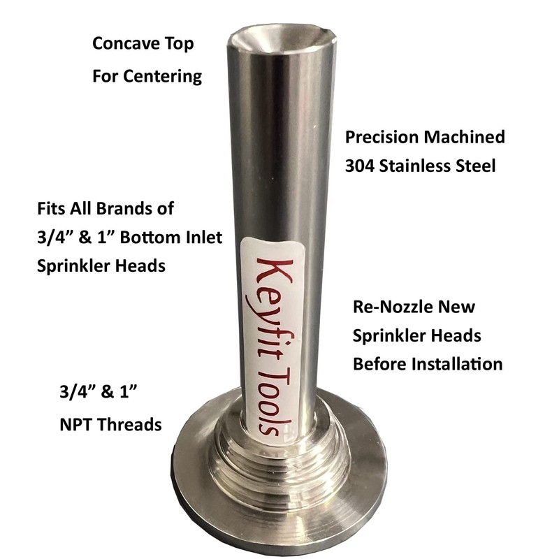 Keyfit Tools Nozzle Jack Pushes & Locks The Sprinkler Head