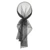 OhMill Rhinestone Headpiece Nightclub Headwrap Sequin Head Scarf fishnet headband