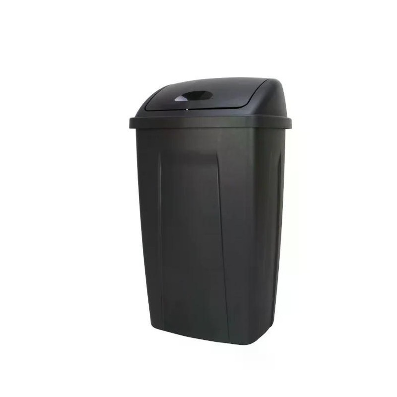 Mainstays 13 Gallon Trash Can, Plastic Swing Top Kitchen Trash