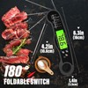 Instant Read Meat Thermometer Digital - Waterproof Food Thermometer with