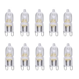Osram Pack of 10 Halopin 66760 60 Watt G9 Halogen Pin, Dimmable, 230 V, Warm White, 980 Lumens, Halogen Bulbs, Pin Base Lamp