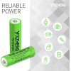 Solar AA 1.2V 300mAh NiMH Rechargeable Battery Pack (8pcs) for