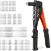 ValueMax 4-in-1 Hand Riveter/Rivet Gun Pop Rivet Tool Kit with