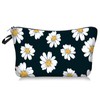 Aucuu Canvas Cosmetic Bag, Small Cosmetic Bag, Travel Cosmetic Bag,