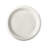 '"Pure Sugar Cane Plates Undivided Diameter 18 cm, 2 cm