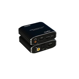 4K30 - Extractor/adaptador de audio HDMI, HDMI a 3,5 mm + óptico + coaxial, compatible con TV/2.0CH/5.1CH Modo de audio, DTS HD/Dolby True HD/LPCM/DTS/Dolby-ac371s Formato