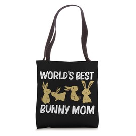 Cool Bunny Art For Mom Mother Rabbit Jersey Wooly Pet Animal Tote Bag