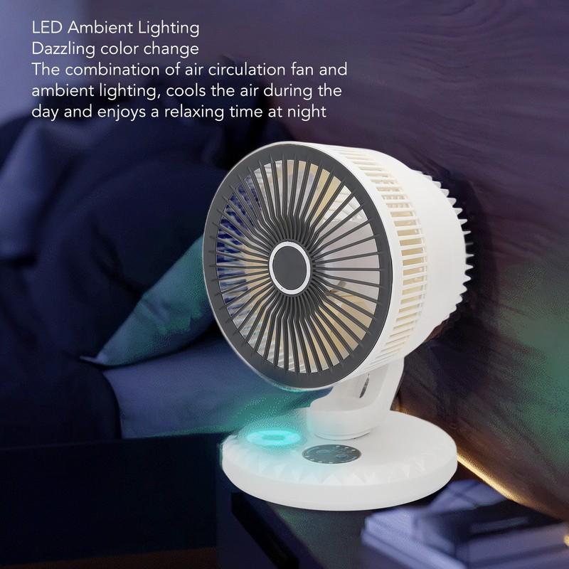 Small USB Desk Fan Silent Strong Wind Efficient 3 Speeds