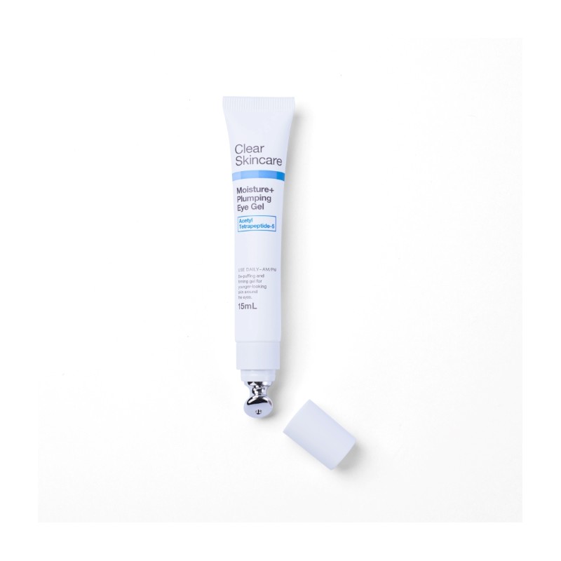Clear Skincare Moisture+ Plumping Eye Gel With Acetyl Tetrapeptide-5 15ml