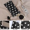 BHAHB 2 PCS Glasses Eyeglass Sunglasses Case Pouch Soft PU