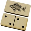 Azeeda 'Vintage Fish Side View' Domino Set & Box (DM00049396)