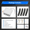 DOONARCES 12V Universal Under Dash Heater Kit for Car Truck