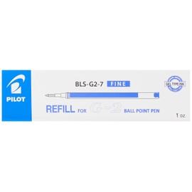 Pilot BLS-G2-7-L Refill Pen for G-2 Gel 07 Blue (Pack of 12)