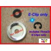 Poulan Craftsman Husqvarna Clutch Drum E-Clip Ring Set of Three(3)